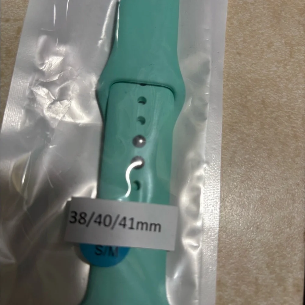 NWT Mint Green Silicone Smart Watch Band
